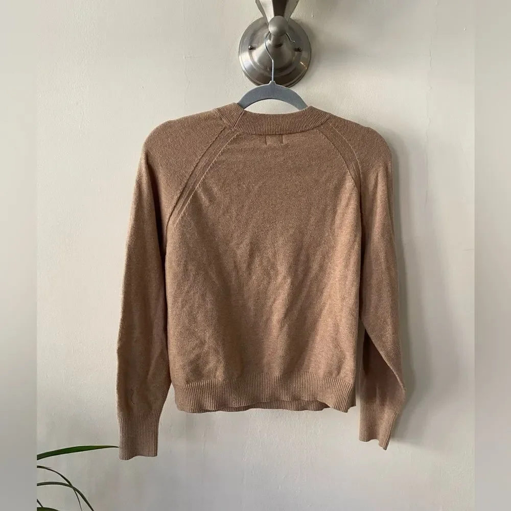 A New Day Light Brown Crewneck Sweater Size Medium